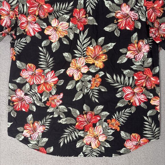 Denim & Supply Ralph Lauren Button Down Shirt Men’s XL Floral Hawaiian Cotton - Picture 11 of 13